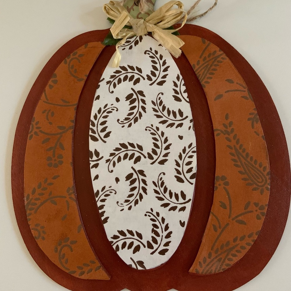 Handcrafted Decorative Pumpkin Wall Hanging